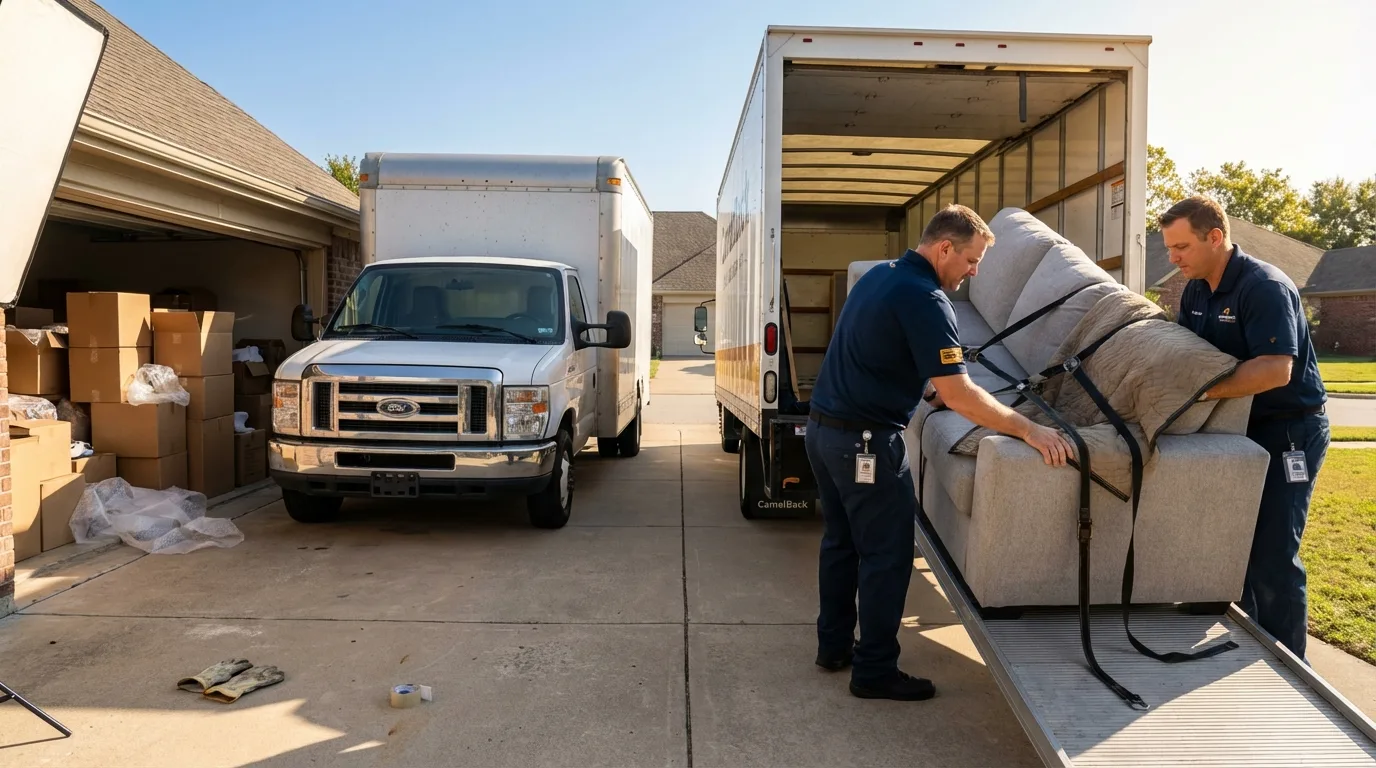 DIY truck vs professional crew comparison in Pleasantville